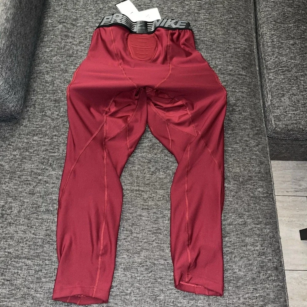Nike Pro Jam Leggings Mens 3XLT Red Padded Compression Basketball 881963-677
